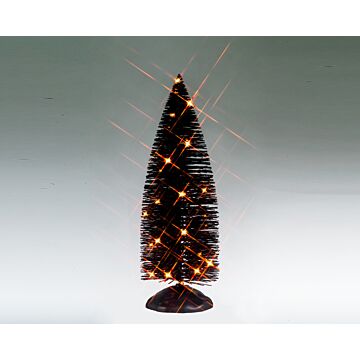 Lemax Black Bristle Tree with Orange Lights B/O (4.5V)