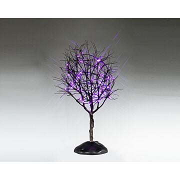 Lemax Dry Tree With Purple Lights, B/O (4.5V)