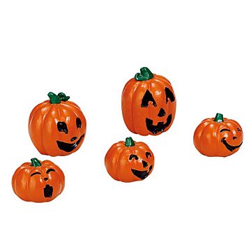 Lemax Happy Pumpkin Family,  set van 5