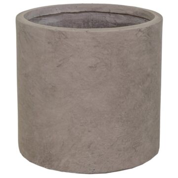 Bloempot Clayfibre Cylinder Sand Ø 39 cm - Mega Collections