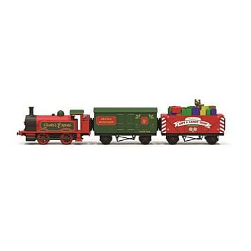 Santa's Trein B.O. Complete Treinset 1:76 met Licht en Geluid  