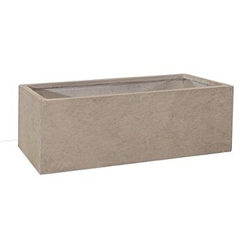 Bloempot Clayfibre Balconybox Str Sand 40 cm - Mega Collections