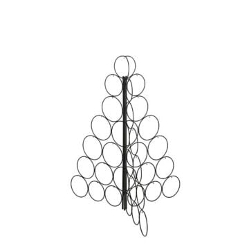 Decoratie kerstboom zwart opvouwbaar 78 cm - Mica