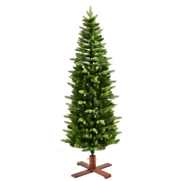 Kerstboom Koge Pencil met houten voet 183 cm