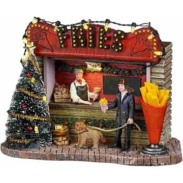 Fries market battery operated 16,5 cm - Luville