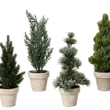 Kerstboom mini groen 30 x 10 cm - Everlands Kerstboom mini groen 30 x 10 cm - Everlands