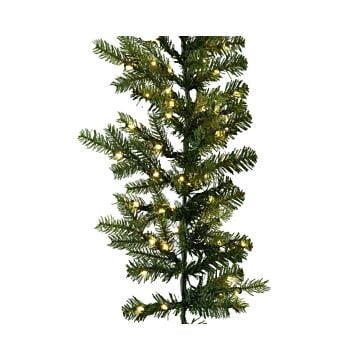 Kerstguirlande Grandis groen Micro LED 270 cm - Everlands