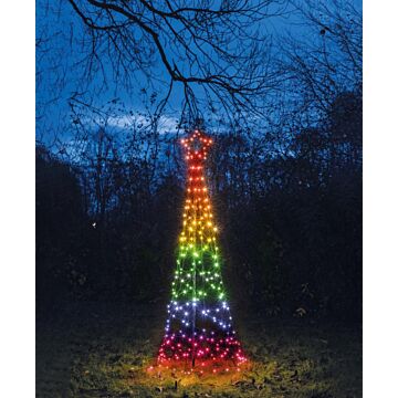 LED boom met ster 200 cm RGB - Anna’s Collection