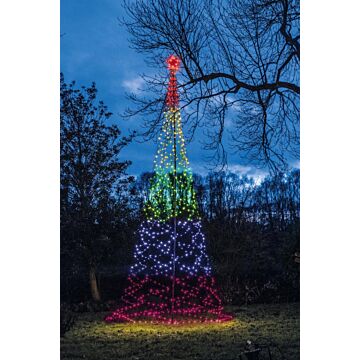 LED boom met ster 500 cm RGB - Anna’s Collection