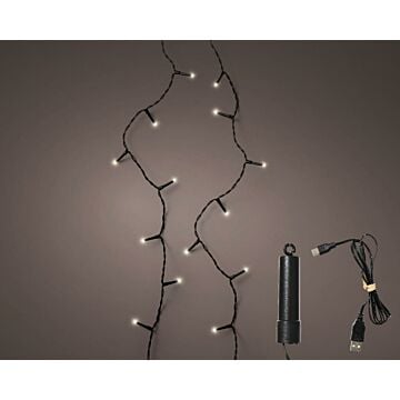 Duracharge basic lights 100 LED warm wit 7,4 meter - Lumineo
