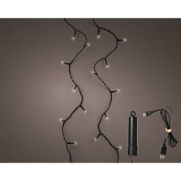 Duracharge basic lights 100 LED classic warm 7,4 meter - Lumineo