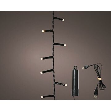 Duracharge compact lights 160 LED warm wit 4 meter - Lumineo