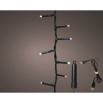 Duracharge compact lights 160 LED multi 4 meter - Lumineo