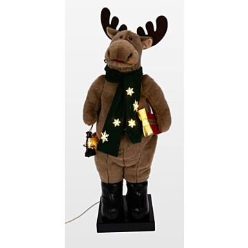 Eland met LED verlichting en muziek 110 cm