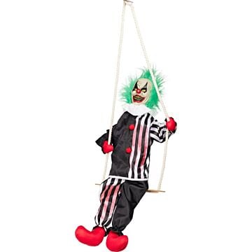 Clown Halloween hangdecoratie 80 cm