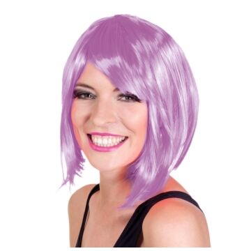Pruik Lola lila