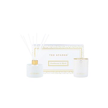 Gift set Candle & Diffuser Frankincense & Myrrh - Ted Sparks