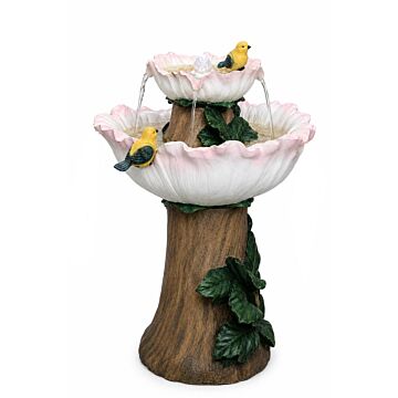 Waterpartij Toriwa bloem vogels 63 cm 