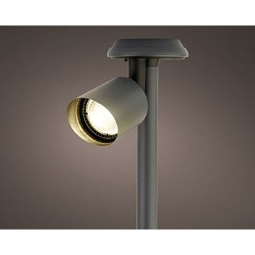 Solar verlichting spotlight rvs steady 17 cm