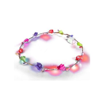 Haarband bloemen LED multi Haarband bloemen LED multi