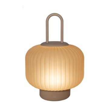 Glaslantaarn IP44 draagbaar zand 25 cm