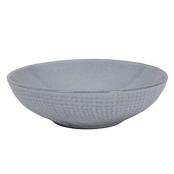 Diep bord woven textile grijs Ø 18 cm