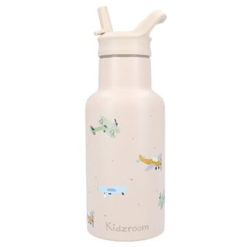 Drinkfles Small Talk Beige 350 ml - Kidzroom