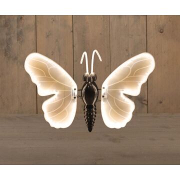 Led vlinder warm wit 40 cm - Anna’s Collection
