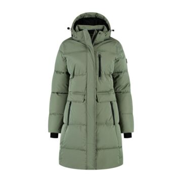 Winterjas Poppy Light Green 42 - Kjelvik Winterjas Poppy Light Green 42 - Kjelvik