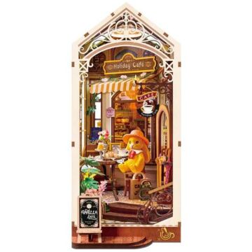 Bouwpakket Book Nook Holiday Café - Robotime