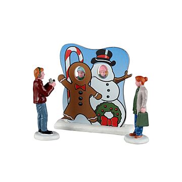 Lemax Frosty Photo Op set van 3
