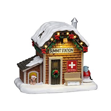 Lemax Ski Patrol Summit Station AC adaptable (adaptor niet inbegrepen)