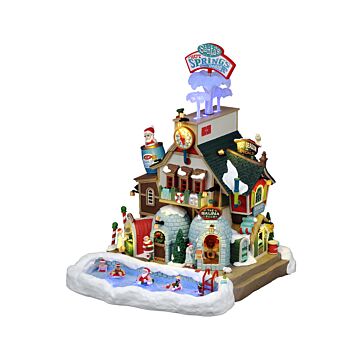 Lemax Santa's Hot Springs Oasis inclusief adaptor 74254, 550 mA (wit)