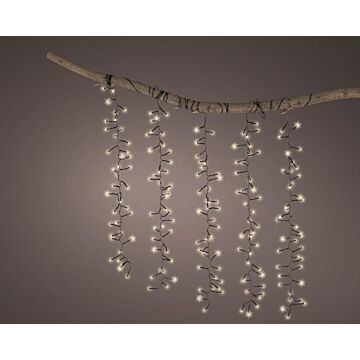 LED Durawise Boom Cascade Cluster Warm Wit 4 m 200 LED - Lumineo