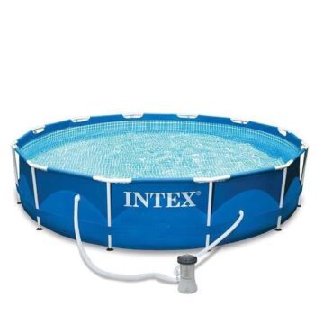 Zwembad Metal Frame met filterpomp Ø 366 cm - Intex