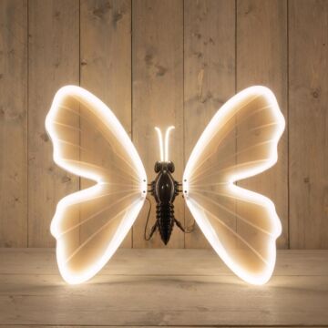 Led vlinder warm wit 80 cm - Anna’s Collection