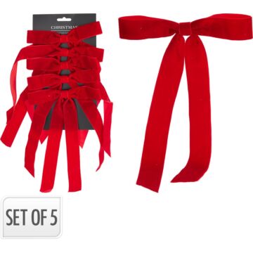 Strik Set 5 Stuks 29 cm Rood Strik Set 5 Stuks 29 cm Rood