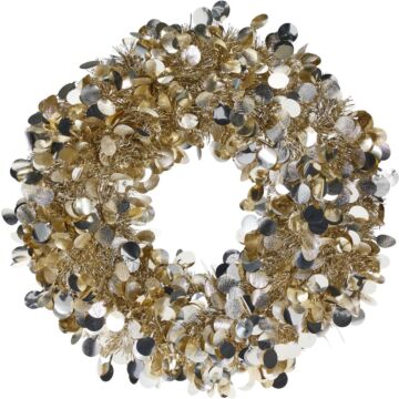 Tinsel Krans Champagne 46 cm Tinsel Krans Champagne 46 cm