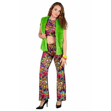 Bodywarmer neon groen