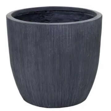 Bloempot Nora Egg Pot Graphite - Mega Collections