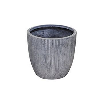 Bloempot Nora Egg Pot Washed Grey - Mega Collections