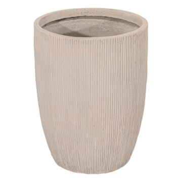 Bloempot Nora Egg Pot High Sand - Mega Collections