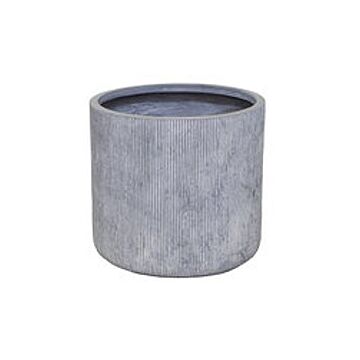 Bloempot Nora Cyli Luxe Washed Grey - Mega Collections