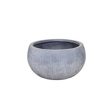 Bloempot Nora Bullet Bowl Washed Grey - Mega Collections