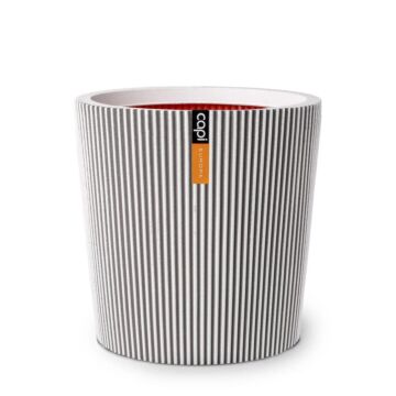 Bloempot Vase conisch groove ivoor - Capi