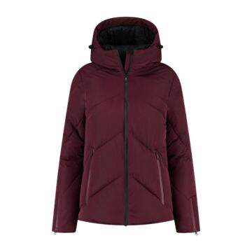 Winterjas Juno Burgundy - Kjelvik Winterjas Juno Burgundy - Kjelvik