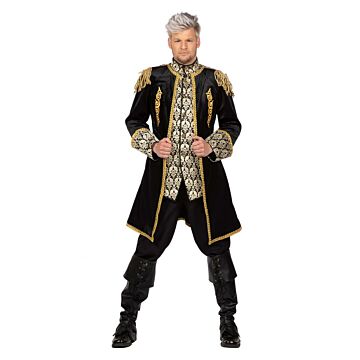 Luxe jas markies zwart met gouden details 