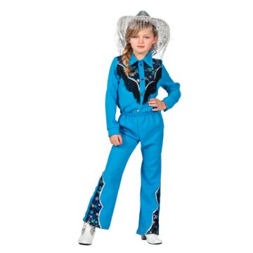 Glamorous western girl blauw Glamorous western girl blauw