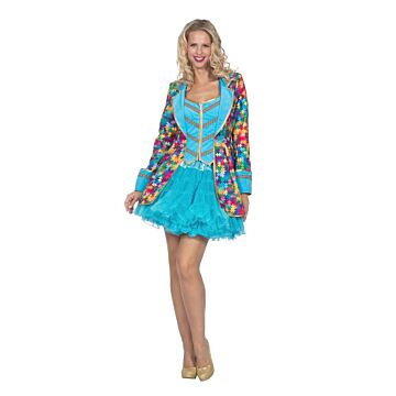 Jas puzzelstukjes multi 