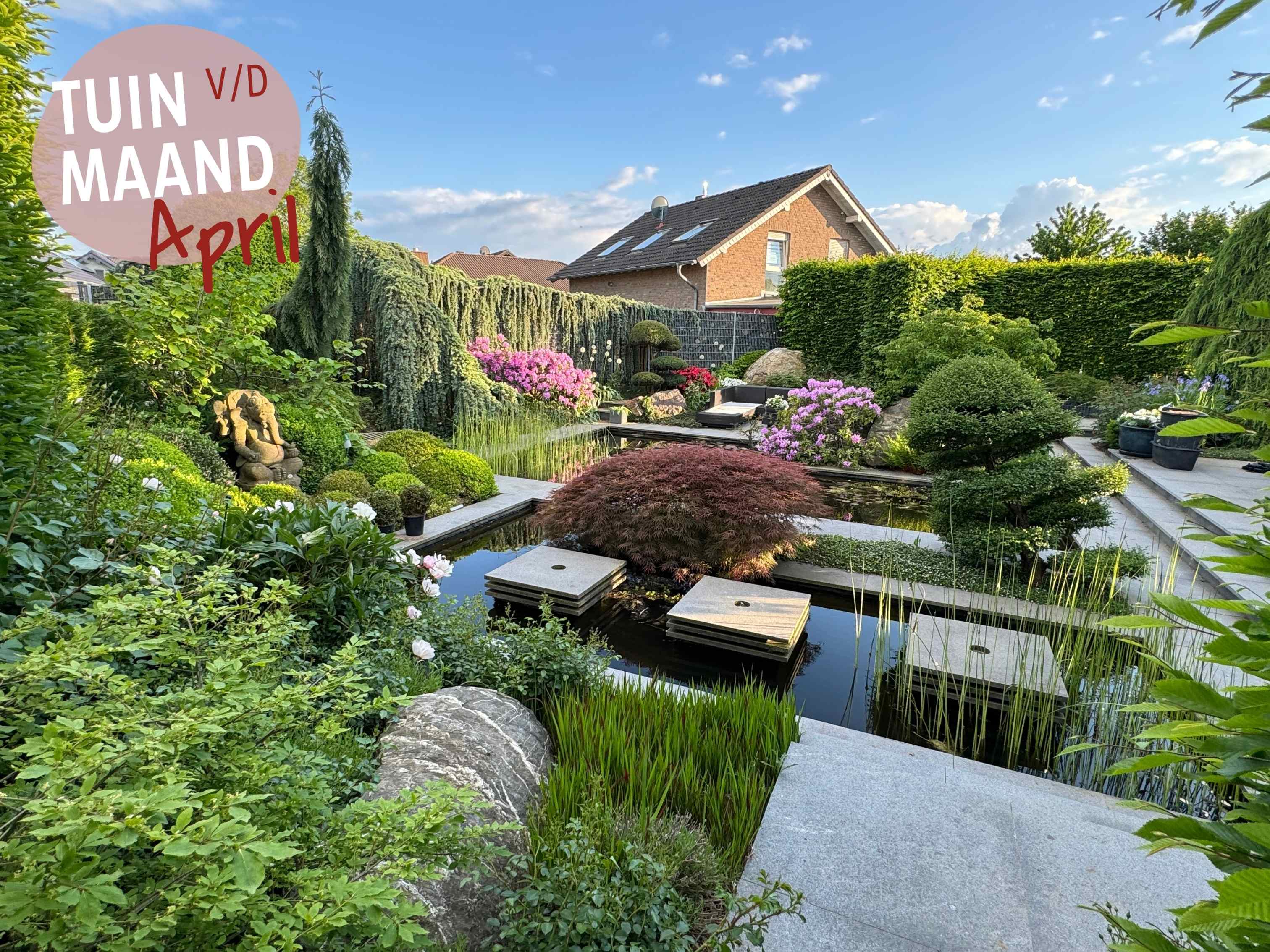 Tuin van de maand april